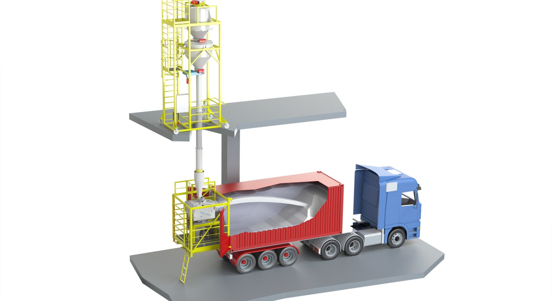 Konstruktionsbild der Maschine