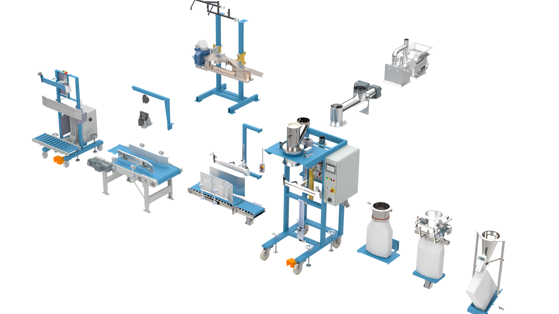 Konstruktionsbild der Maschine